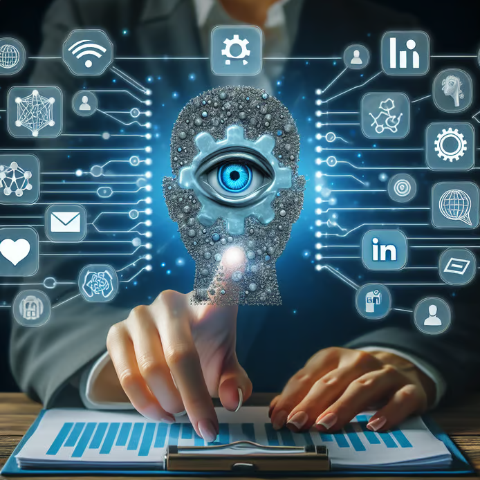 Interface de chatbot com conversa em andamento em tela de smartphone